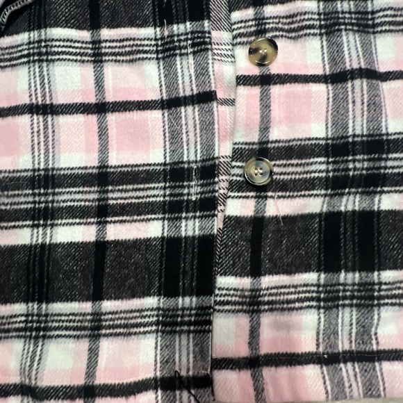 Women's Sabrina Lauren 3X Shacket  With Pockets Pink Black White Grey EUC - Picture 3 of 14